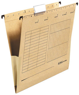 HERLITZ Hängetasche A4 25 Stück braun