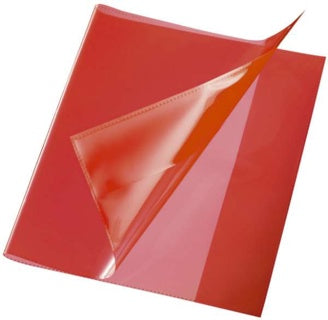 Heftschoner Quart PP 150 µm glatt rot