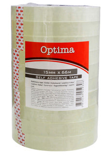 OPTIMA Klebeband 15/66 transparent