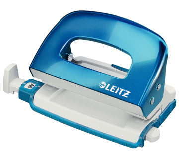 LEITZ Mini Locher WOW 5060 10 Blatt blau metallic