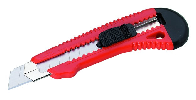 ALCO Profi-Cuttermesser 122 Kunststoff breit 18 mm rot