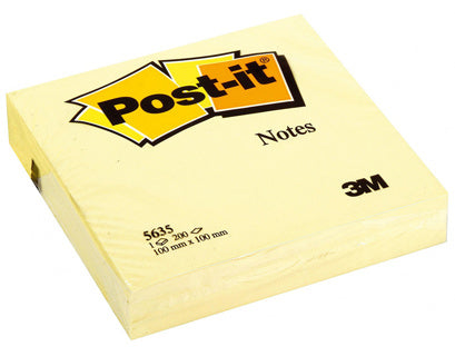 POST-IT® Haftnotizen 5635G 200 Blatt 100 x 100 mm gelb