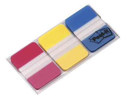 POST-IT® Index Strong 686-RYP 3 x 22 Blatt 25.4 x 38 mm farbig sortiert