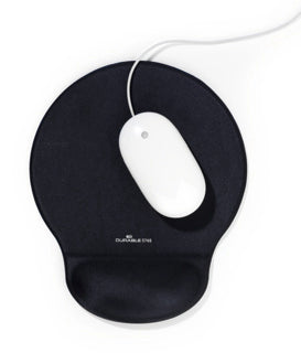 DURABLE Mousepad 5748 ERGOTOP® mit Gelauflage oval 23 x 2.6 x 26 cm anthrazit