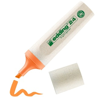 EDDING Textmarker EcoLine 24 mit Keilspitze orange