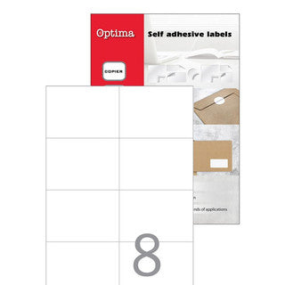 OPTIMA Etikett 105 x 74 mm 100 Blatt