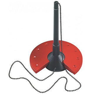 HELIT Kugelschreiberständer mit Kette 635 rot/schwarz