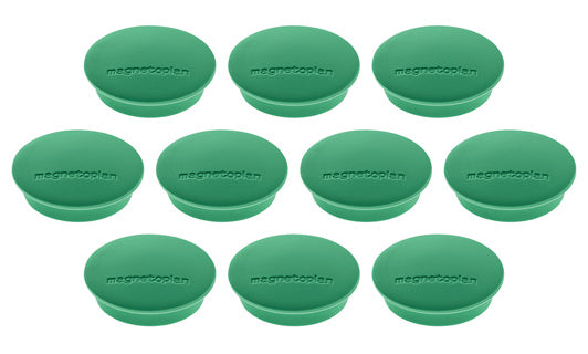 MAGNETOPLAN Magnet Discofix 30 mm 10 Stück grün