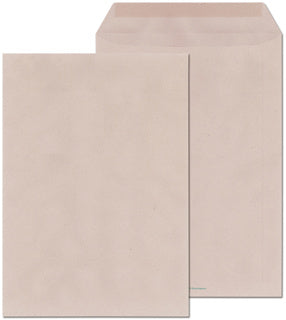 ÖKI Versandtasche Natur C4T-ÖF/U100 250 Stück DIN C4 mit Haftstreifen ohne Fenster 100g/m² grau
