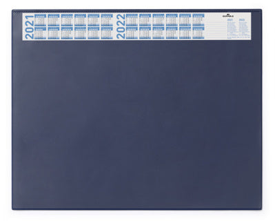 DURABLE Schreibunterlage 7204 mit Jahreskalender Kunststoff 65 x 52 cm dunkelblau