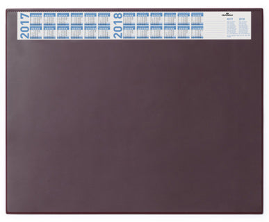 DURABLE Schreibunterlage 7204 mit Jahreskalender Kunststoff 65 x 52 cm rot