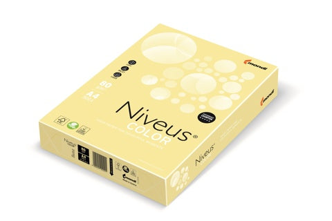 NIVEUS COLOR Kopierpapier DIN A4 120 g/m² 250 Blatt pastellgelb