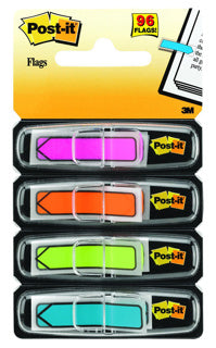 POST-IT® Index-Pfeile 684-ARR4 4 x 24 Blatt 11.9 x 43.2 mm farbig sortiert