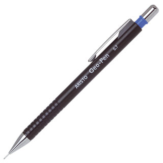 ARISTO Druckbleistift Geo-Pen 85007 mit Radierer HB 0.7 mm schwarz