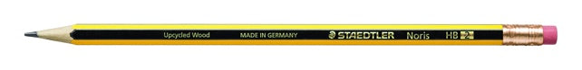STAEDTLER Bleistift Noris® 122 mit Radiergummi HB