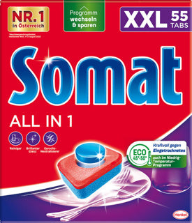 SOMAT Geschirrspültabs All-in-1 55 Stück