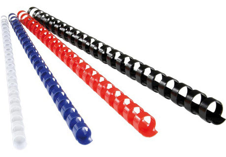 RECOsystems Binderücken PP 21 Ringe 19 mm 100 Stück weiß