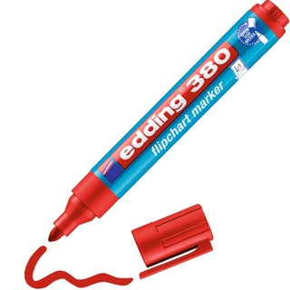 EDDING Flipchartmarker 380 mit Rundspitze 1.5-3 mm rot