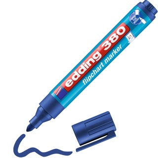 EDDING Flipchartmarker 380 mit Rundspitze 1.5-3 mm blau