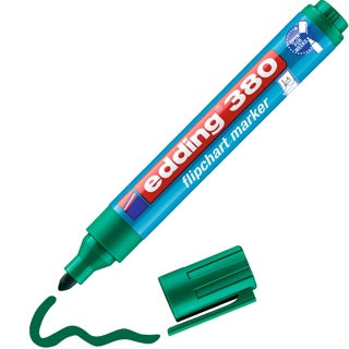 EDDING Flipchartmarker 380 mit Rundspitze 1.5-3 mm grün