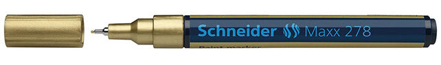 SCHNEIDER Lackmarker Maxx 278 0.8 mm weiß gold