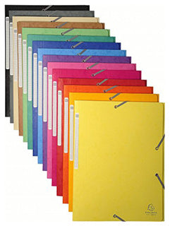 EXACOMPTA Sammelmappe DIN A4 Karton mehrere Farben
