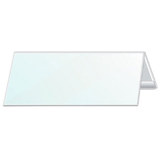 DURABLE Tischnamensschild 8053 25 Stück Dachaufsteller 105/210 x 297 mm transparent
