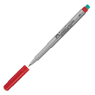 FABER-CASTELL Marker Multimark non-permanent 1524 S rot