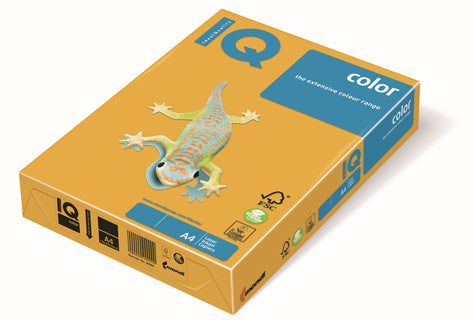 IQ Color Kopierpapier DIN A4 120 g/m² 250 Blatt sonnengelb