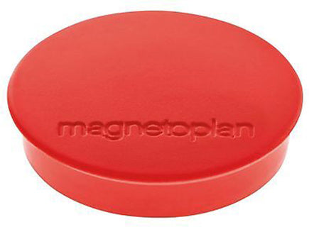 MAGNETOPLAN Magnet Discofix 34 mm 10 Stück rot