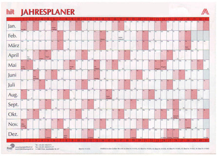 HIT Jahresplaner HIT050 A5 2026