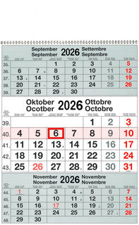 Speditionskalender 3 Monate 30 x 41 cm 2026