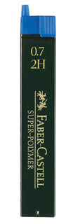 FABER-CASTELL Feinminen SUPER POLYMER 12 Stück 0.7 2H