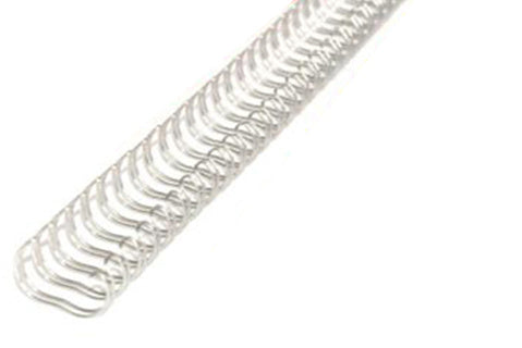 IBICO Drahtbinderücken 21 Ringe 6 mm 100 Stück silber