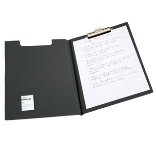 DURABLE Klemmbrettmappe 2357 A4 mit Blockklemme und Innentasche bis 75 Blatt 23 x 330 mm schwarz