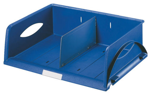 LEITZ Ablagekorb Sorty A4 quer blau