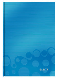 LEITZ Notizbuch 46271036 WOW A5 liniert blau metallic
