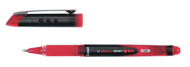 PILOT Tintenroller V-Ball Grip 10 0.6 mm rot