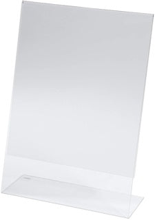 SIGEL Tischaufsteller TA210 DIN A4 schräg transparent