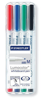 STAEDTLER Whiteboardmarker Lumocolor® whiteboard pen 301 1 mm 4 Stück mehrere Farben