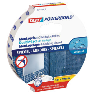 TESA Montageband Powerbond 55733 Spiegel 19 mm x 5 m