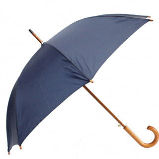 ZEUS Regenschirm Classic mit Holzgriff 105 cm dunkelblau
