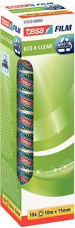 TESA Klebefilm Eco & Clear 15 x 10 m 10 Stück
