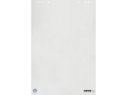 NOVOOO BUSINESS Flipchartblock Recycling 5 Stück à 20 Blatt 65 x 98 cm glatt
