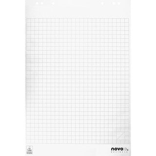 NOVOOO BUSINESS Flipchartblock 5 Stück à 20 Blatt 65 x 98 cm kariert