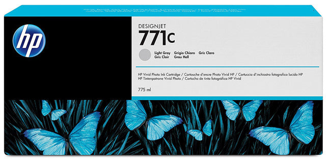 HP Tintenpatrone Nr. 771C 775 ml hellgrau
