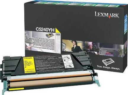 LEXMARK Toner C5240YH gelb