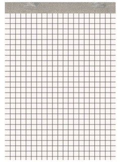 Notizblock A4 ohne Deckblatt 50 Blatt 60g kariert