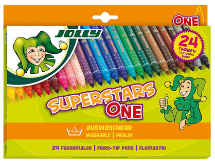 JOLLY Filzstift 445 Superstar 24 Stück mehrere Farben