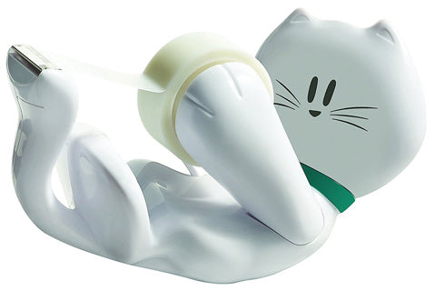 SCOTCH Handabroller Cat inklusive 1 Rolle SCOTCH Magic Klebeband weiß